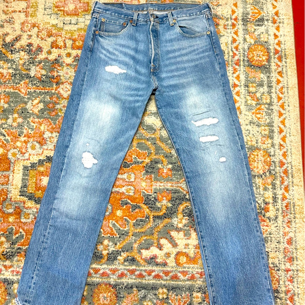 Men's 501® Original Shrink-to-Fit™ Non-Stretch Jeans